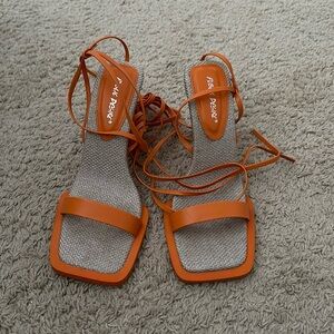 BRAND NEW lace up heels